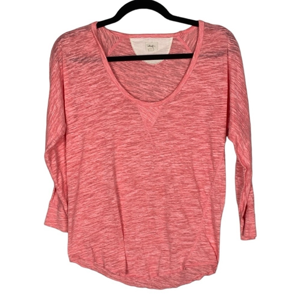 Wilfred free marled 3/4 sleeve top